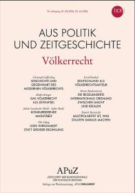 Cover der Publikation Völkerrecht